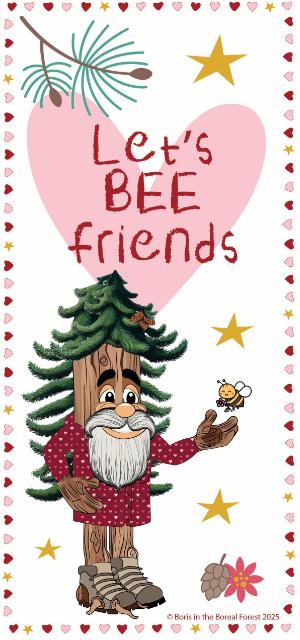 Valentine's Day cards preview featuring Boris the Spruce