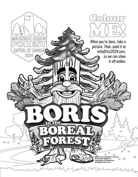 Boris Colouring Page