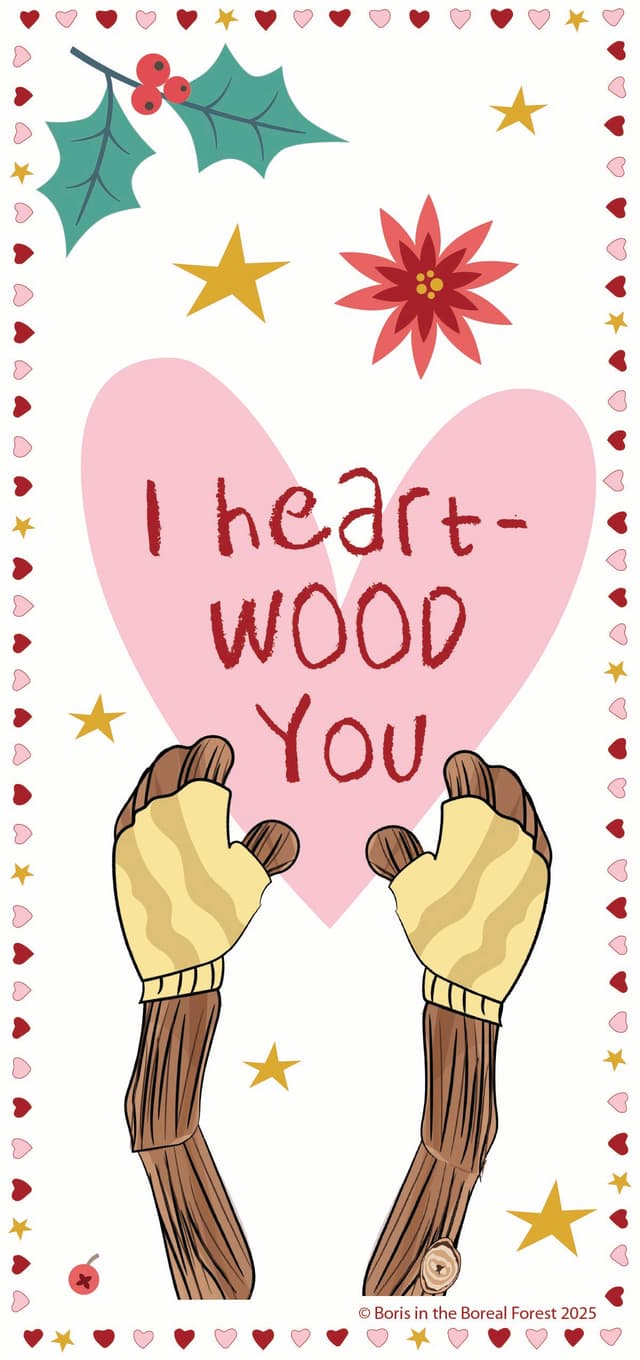 Boris Valentine's Day card