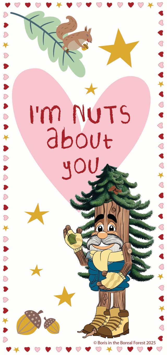 Boris Valentine's Day card