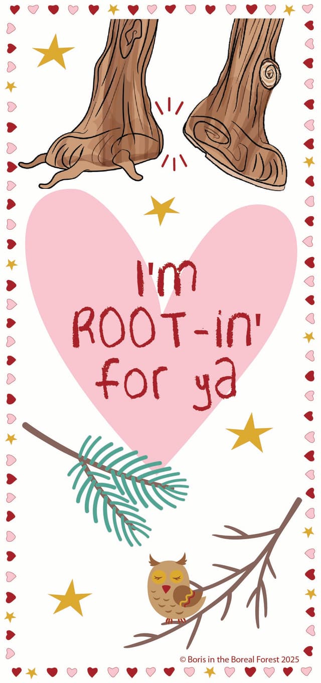 Boris Valentine's Day card