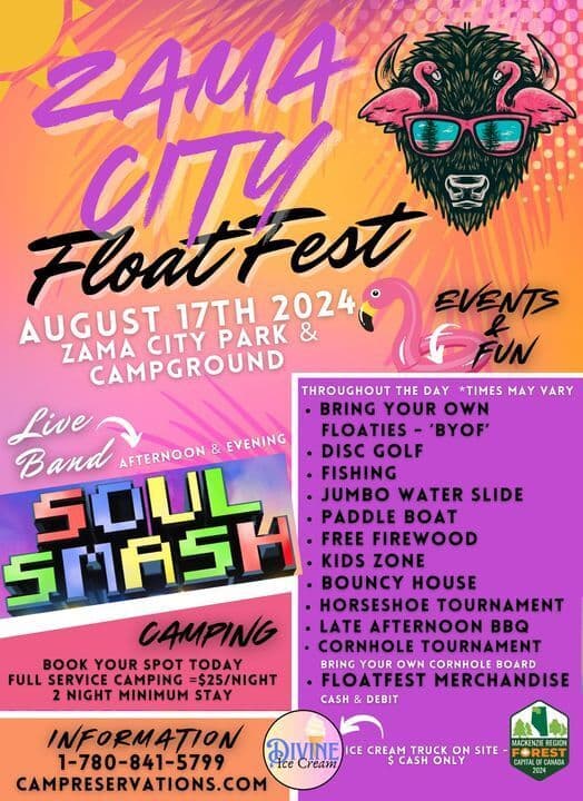 Zama City Float Fest Poster